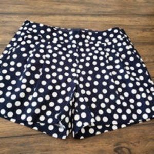J. Crew Polka Dot Shorts Size 6